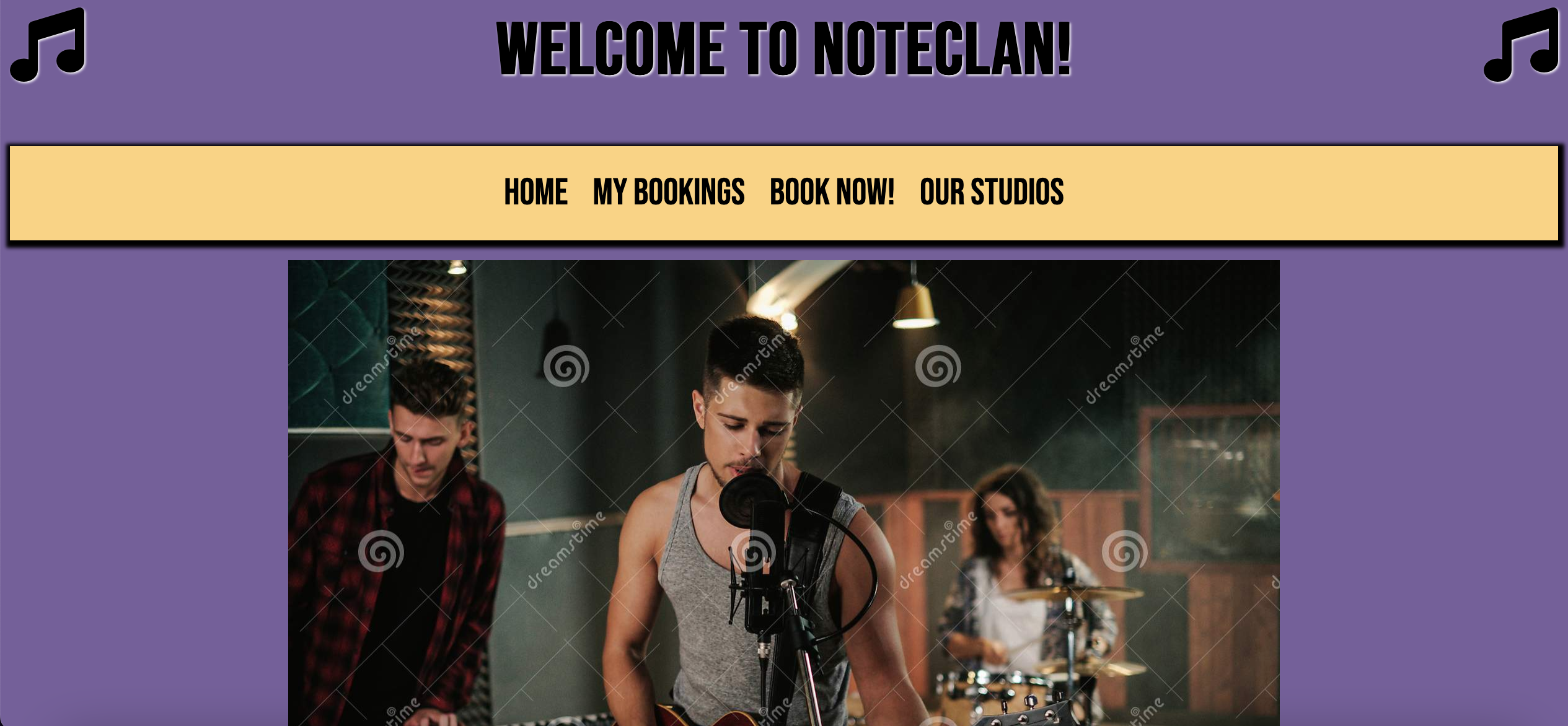 Noteclan home
